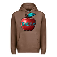 Chestnut apple teacher Premium Hoodie - BarkalooDesign