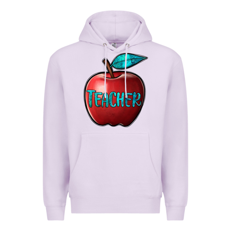Apple Teacher Premium Hoodie by BarkalooDesign | Teevron