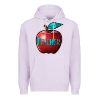 Lilac apple teacher Premium Hoodie - BarkalooDesign