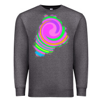 Charcoal Heather tie dye patch Premium Sweatshirt - RanaPortraitStore