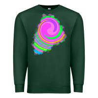 Sports Green tie dye patch Premium Sweatshirt - RanaPortraitStore