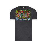 Vintage Black Santa's Favorite Rad Tech Vintage Tee - CowhideDigitalArt
