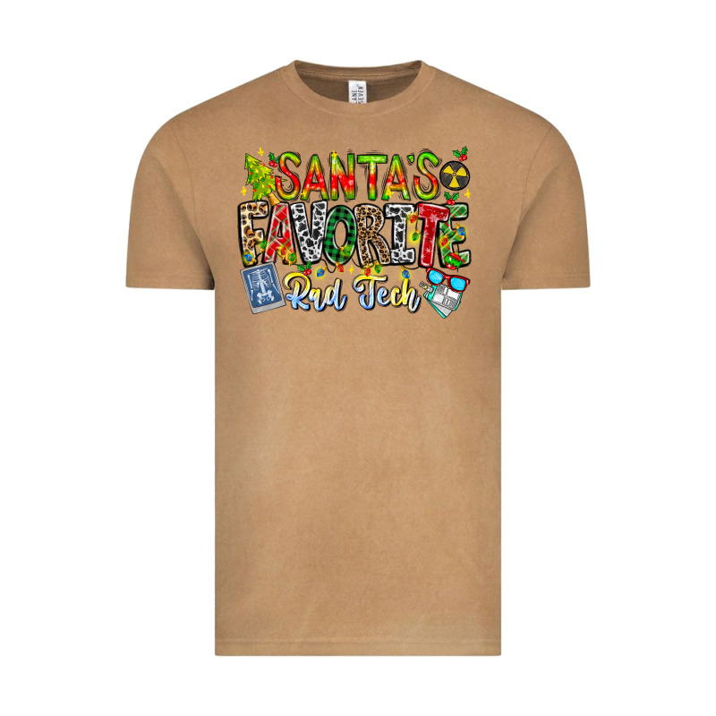 Santa's Favorite Rad Tech Vintage Tee by CowhideDigitalArt | Teevron