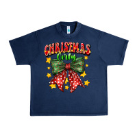 Navy festive holiday bow design Urban Heavy Tee - CowhideDigitalArt