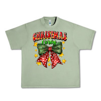 Oil Green festive holiday bow design Urban Heavy Tee - CowhideDigitalArt