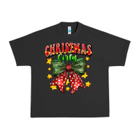 Pigment Black festive holiday bow design Urban Heavy Tee - CowhideDigitalArt
