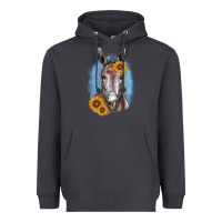 Smoke Sunflower Donkey Heavyweight Hoodie - RanaPortraitStore