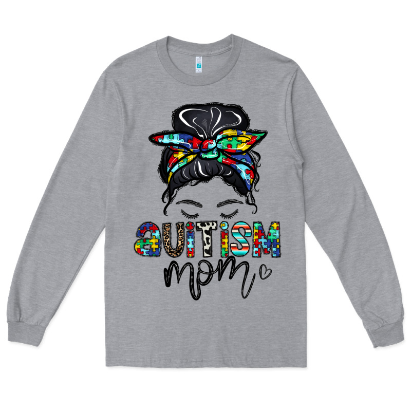 Autism Mom Long Sleeve Tee by CowhideDigitalArt | Teevron