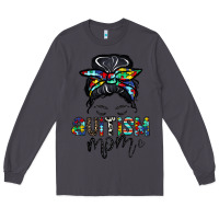 Smoke autism mom Long Sleeve Tee - CowhideDigitalArt
