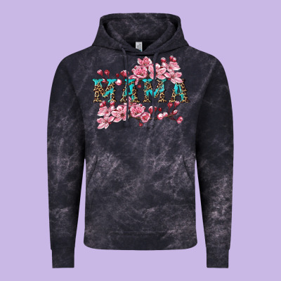 Mama With Cherry Blossoms Vintage Hoodie Designed By Artiststas