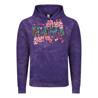 Cloud Purple mama with cherry blossoms Vintage Hoodie - Artiststas