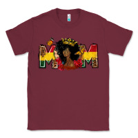 Burgundy Juneteenth mom Classic Tee - FaDigitalArtStudio
