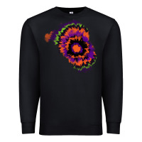 Black tie dye patch Premium Sweatshirt - RanaPortraitStore