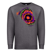 Charcoal Heather tie dye patch Premium Sweatshirt - RanaPortraitStore