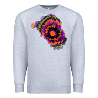 Heather Grey tie dye patch Premium Sweatshirt - RanaPortraitStore