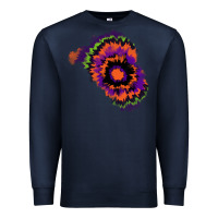Navy tie dye patch Premium Sweatshirt - RanaPortraitStore