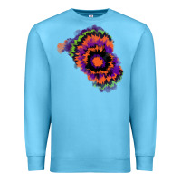 Ocean Blue tie dye patch Premium Sweatshirt - RanaPortraitStore