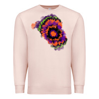 Pale Pink tie dye patch Premium Sweatshirt - RanaPortraitStore