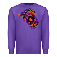 Purple tie dye patch Premium Sweatshirt - RanaPortraitStore