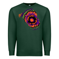 Sports Green tie dye patch Premium Sweatshirt - RanaPortraitStore