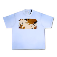 Grape Ice Cowhide Black and Light Brown Brushstroke Urban Heavy Tee - Jasminsmagicworld