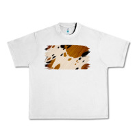 Lunar Rock Cowhide Black and Light Brown Brushstroke Urban Heavy Tee - Jasminsmagicworld