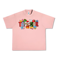 Salmon Christmas teacher Urban Heavy Tee - CowhideDigitalArt