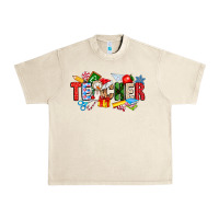 Sandshell Christmas teacher Urban Heavy Tee - CowhideDigitalArt