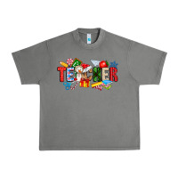 Tornado Christmas teacher Urban Heavy Tee - CowhideDigitalArt