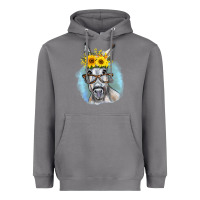 Storm Sunflower Glasses Donkey Heavyweight Hoodie - RanaPortraitStore