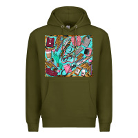 Army Green nurse tumbler Premium Hoodie - BarkalooDesign