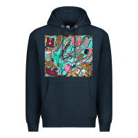 Navy nurse tumbler Premium Hoodie - BarkalooDesign