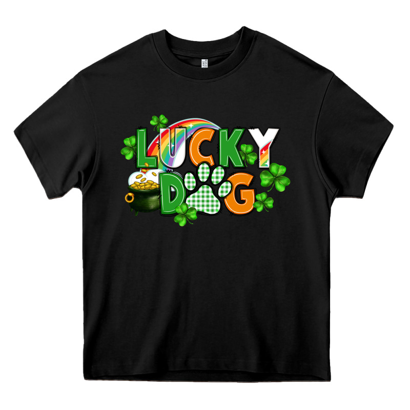 Lucky Dog St. Patricks Day Heavy Core Tee by FaDigitalArtStudio | Teevron