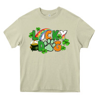 Mossy lucky dog St. Patricks Day Heavy Core Tee - FaDigitalArtStudio