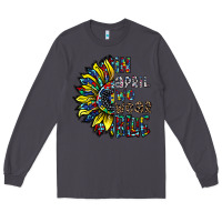 Smoke autism sunflower Long Sleeve Tee - CowhideDigitalArt