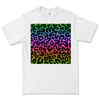 White leopard glitter seamless pattern Premium Tee - BundleAndBundleShop