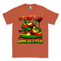 Copper Steppin' into Juneteenth Classic Tee - FaDigitalArtStudio