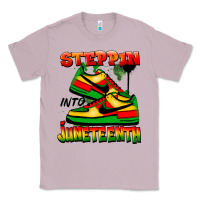 Lilac Steppin' into Juneteenth Classic Tee - FaDigitalArtStudio