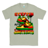 Matcha Steppin' into Juneteenth Classic Tee - FaDigitalArtStudio