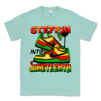 Seafoam Steppin' into Juneteenth Classic Tee - FaDigitalArtStudio