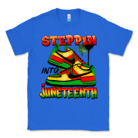 True Royal Steppin' into Juneteenth Classic Tee - FaDigitalArtStudio