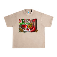 French Oak cowboy merry christmas Urban Heavy Tee - CowhideDigitalArt