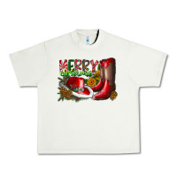 Pistachio cowboy merry christmas Urban Heavy Tee - CowhideDigitalArt
