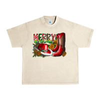 Sandshell cowboy merry christmas Urban Heavy Tee - CowhideDigitalArt