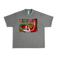 Tornado cowboy merry christmas Urban Heavy Tee - CowhideDigitalArt