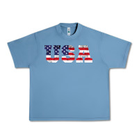 Pebble Blue usa Urban Heavy Tee - DesigneFamous