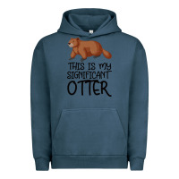 Pigment Midnight Navy this is my significant otter Urban Hoodie - Bettercallsaul