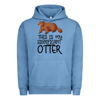 Pigment Pebble Blue this is my significant otter Urban Hoodie - Bettercallsaul