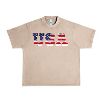 French Oak usa Urban Heavy Tee - DesigneFamous
