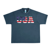Midnight Navy usa Urban Heavy Tee - DesigneFamous